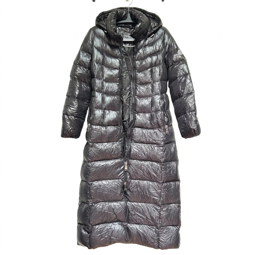 Calvin Klein Lightweight Premium Down Long Black coat. Size XS